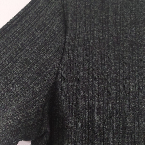 Dark Green Mock Turtleneck - Picture 2 of 2